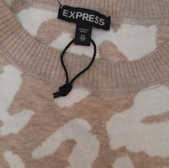 Mocha leopard print sweater - Picture 4 of 5